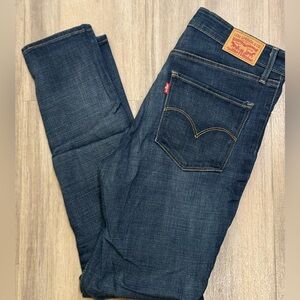 Levis 721 High Rise Skinny Dark Wash